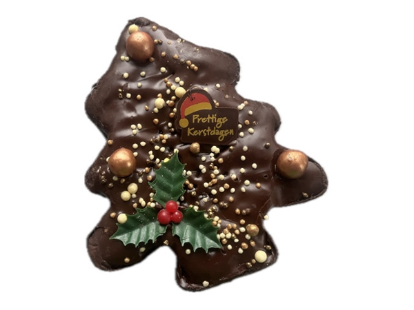 Kerstboom sachercake